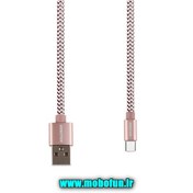 تصویر کابل تبدیل USB به USB - C کلومن مدل KD - 19 مجموعه 4 عددی مشکی ا Kloman KD-19 USB to USB-C conversion cable, set of 4 black Kloman KD-19 USB to USB-C conversion cable, set of 4 black