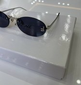 تصویر عینک فندی فریم لس مشکی 