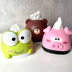 تصویر جا دستمال کاغذی فانتزی طرح حیوانات 