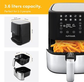 تصویر سرخ کن نوتریکوک مدل NUTRICOOK NC-AF204 NUTRICOOK Fryer Air Fryer 2 NC-AF204