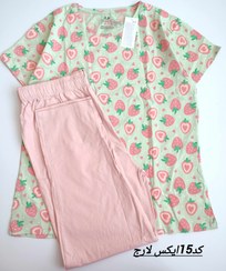 تصویر تیشرت و شلوار H&M وارداتی نخ پنبه - کد 