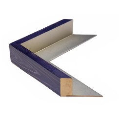 تصویر پروفیل قاب عکس چوبی کد 502/019 زیرنما جوهری سرمه‌ای-نقره‌ای 