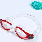 تصویر عینک شنا قرمز و سفید شفاف برند آکواپرو آواتار ( Avatar ) زنانه و مردانه 