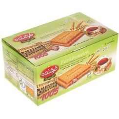 تصویر بیسکویت 450 گرمی زبان کنجدی فرخنده 