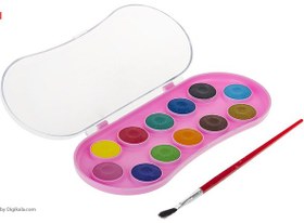 تصویر آبرنگ 12 رنگ آریا کد 1-5003 