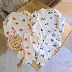 تصویر ست لباس بچه‌گانه M&M کد ۱۲۵ - ۱۸ الی ۲۴ ماه / پاندا 