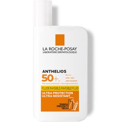 تصویر فلوئید ضد آفتاب لاروش پوزای آنتلیوس بی رنگ 50 میل اصل La Roche-Posay Anthelios Invisible Fluid Sunscree SPF50