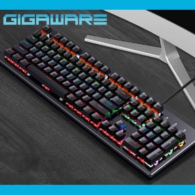 تصویر کیبورد گیمینگ مکانیکی Keyboard Gaming Gigaware Leaven K880 Keyboard Gaming Gigaware Leaven K880