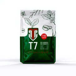 تصویر دانه قهوه 50% روبوستا 50% عربیکا تی سون 