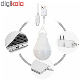 تصویر USB لامپ ال ای دی مدل Top CORE - سفید 