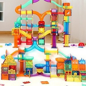 تصویر مگنت ماربل200 قطعه magnet marble run 