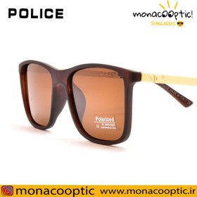 تصویر عینک پلیس P5007 قهوه ای مات 