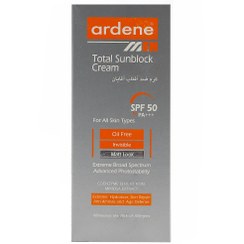 تصویر کرم ضد آفتاب مخصوص آقایان SPF50 آردن Ardene Total Sunblock Cream SPF50 For Men