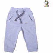 تصویر شلوار فانتزی طوسی نوزادی طرح خرس کوچک برند دانالو 