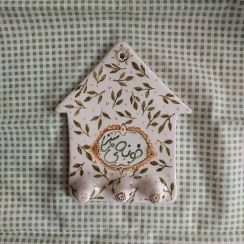 تصویر جا کلیدی آویز طرح خونه سبز ما 