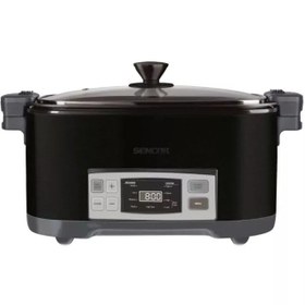 تصویر آرام پز برقی 1350 وات 6 لیتر سنکور Sencor 5508BK Sencor 5508BK 1350w cooking volume 6L SLOW COOKER