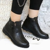 تصویر نیم بوت زنانه شمیم جنس سوگو 