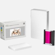 تصویر کاعذ و جوهر کارتریج پرینتر چاپ عکس قابل حمل شیائومی مدل Portable Photo Printer Pro (بسته 20 عددی) 