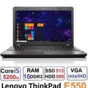 تصویر لپ تاپ لنوو Lenovo ThinkPad E550 Core i5 5200u وSSD 512 