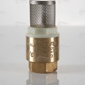 تصویر شیر سوپاپی توری دار برنجی کیزایران KIZZ IRAN - " vertical spring check valve with stainer brass KIZZ IRAN