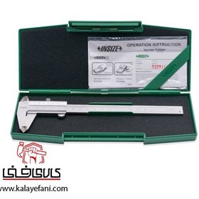 تصویر کولیس ساده 1205-2002 اینسایز (20 سانتیمتر) vernier-caliper-1205-2002-insize