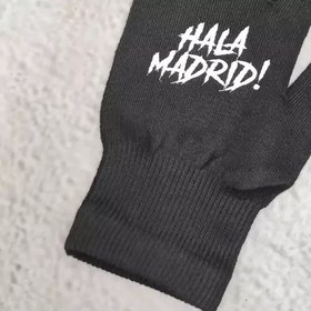 تصویر دستکش زمستانه طرح Hala madrid 