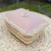 تصویر جای نان حصیری درب دار 