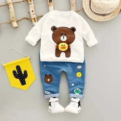 تصویر بلوز شلوار تدی بچگانه 173 - سایز L Children's teddy pants blouse