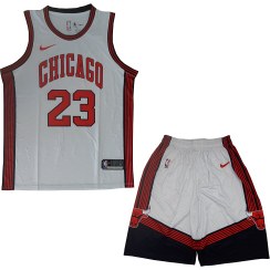 تصویر لباس بسکتبال شیکاگو بولز مشکی کیفیت A++ تایلندی Chicago Bulls black basketball uniform, Thai A++ quality