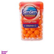 تصویر قرص خوشبوکننده دهان سیم سیم (Simsim) مدل Orange وزن 15 گرم 
