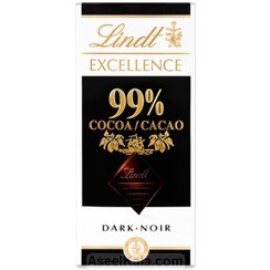تصویر شکلات تلخ 50 گرمی لینت اکسلنس 99 درصد Dark Noir 
