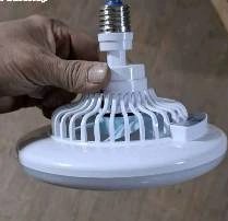 تصویر پنکه سقفی لامپ دار 