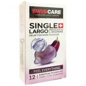 تصویر کاندوم مدل (Single Largo) Swisscare بسته ۱۲ عددی 