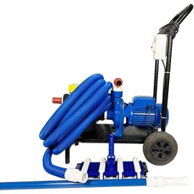 تصویر ست کامل جاروی استخری (پمپ سیم پیچ آلومینیوم) 