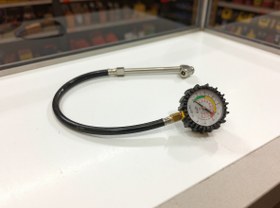 تصویر درجه باد آنالوگ مدل Inflator with Gauge 