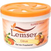 تصویر ژل خوشبو کننده هوا مرکبات سیتروس لمسر 90 گرمی ا Gel Lemser Air Freshener Citrus 90g Gel Lemser Air Freshener Citrus 90g