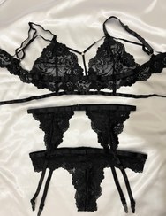 تصویر ست فانتزی کد 2582 - مشکی 