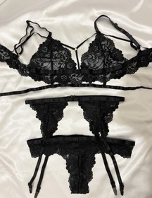 تصویر ست فانتزی کد 2582 - مشکی 