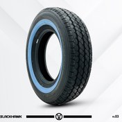 تصویر لاستیک بلک هاک 175/70R13 دور سفید 