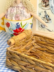 تصویر سبد حصیری 