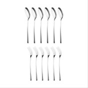 تصویر ست قاشق و چنگال غذاخوری ام جی اس مدل 043 با ۱۲ پارچه استیل 