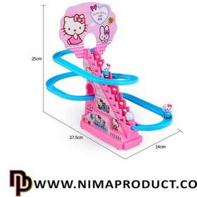 تصویر پله و سرسره موزیکال هلوکیتی 