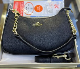 تصویر كيف قايقى كوچ با يراق آلات طلايى با كيفيت مستر كواليتى و فول پك - پارچه Coach bag
