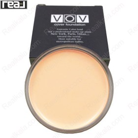 تصویر کرم پودر کاسه ای وو اصل شماره 19 VOV Cover Foundation Nude Beige 