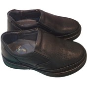 تصویر کفش طبی مردانه دکتر فام مدل کلارک مشکی 