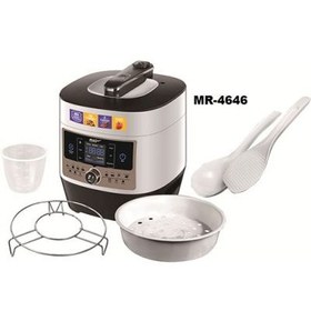 تصویر زودپز مولتی کوکر مایر مدل MR_4646 DIGITAL ELECTRIC PRESSURE COOKER Maier MR_4646