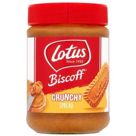 تصویر کرم بیسکوئیت صبحانه لوتوس مدل Lotus CRUNCHY وزن 400 گرم 