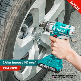 تصویر آچار بکس شارژی توتال مدل 20V TIWLI2001 Cordless impact wrench TIWLI2001