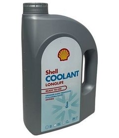 تصویر ضدیخ قرمز خنک کننده LONGLIFE 4 فصل ضدیت 3 لیتر شل اورحینال Shell 