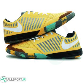 تصویر کفش فوتسال نایک لونار گتو Nike Lunar Gato IN Yellow Brow 